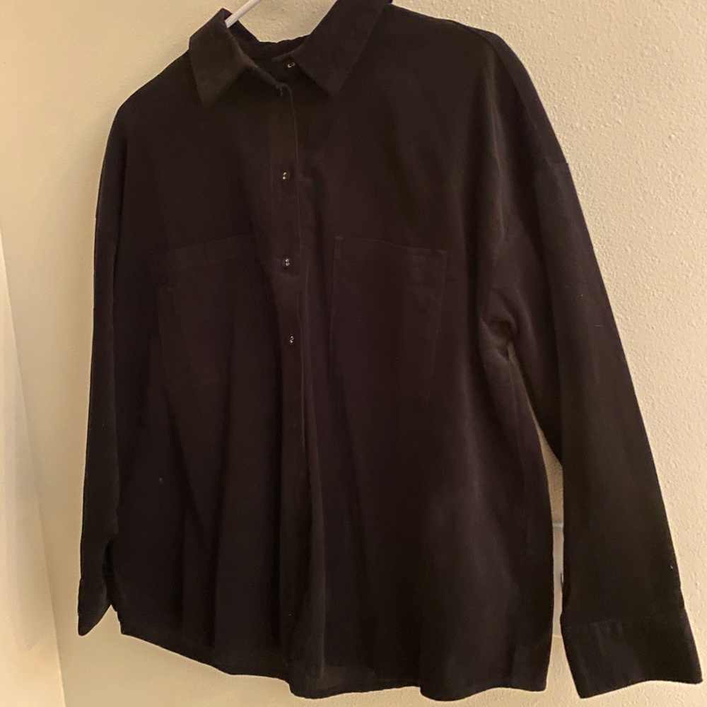 Oversized Corduroy Shirt